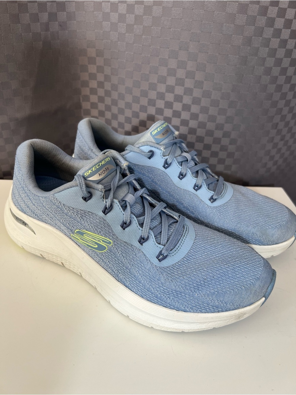 SKECHERS Women's 10 Arch Fit 2.0-Rich Vision Sneakers Slate Blue Walking 150050